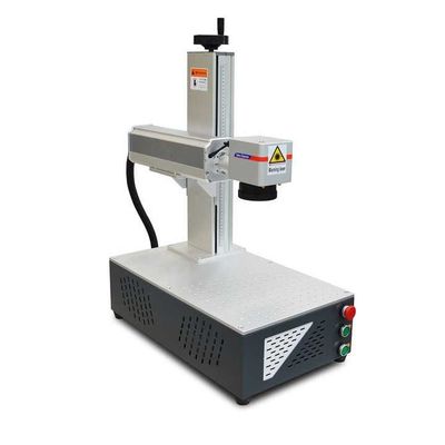 เครื่องหมายเลเซอร์ไฟเบอร์หมุน 50w เครื่องหมายเลเซอร์โต๊ะพนันแบบพกพา