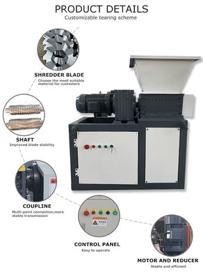 เครื่องบดขยะครัวสําหรับการรีไซเคิลพลาสติก ISO ยอมรับ