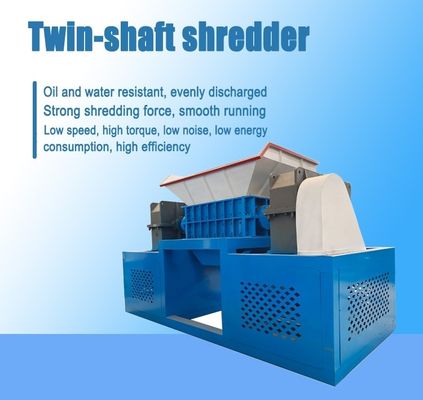 เครื่องฉีกไม้แรง 380V เครื่องฉีกพลาตไม้ Twin Shaft