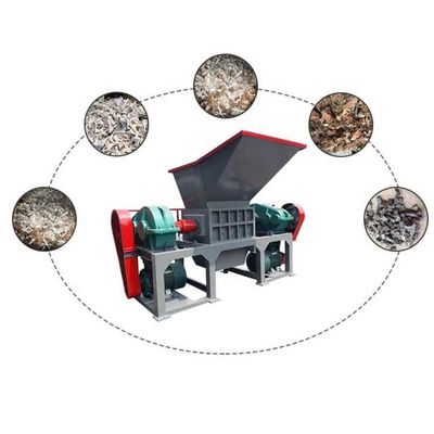 อุตสาหกรรมขยะพลาสติก Shredder เครื่อง Double Shaft สําหรับไม้ pallet