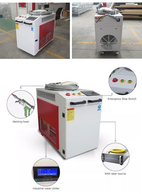 เครื่องเชื่อมเลเซอร์โลหะแม็กซ์ 2000W สําหรับการประมวลผลอลูมิเนียมเหล็กไร้ขัด