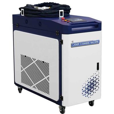 เครื่องทําความสะอาดเลเซอร์ 2000W สําหรับการกําจัดฝุ่นสีไม้โลหะ