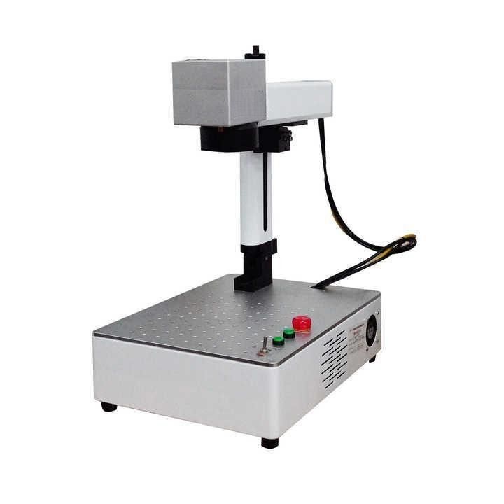 มินิ Jpt CO2 โลหะเงินทอง สายใยเลเซอร์เครื่องหมายเครื่องฉลาก 30W 50W 100W