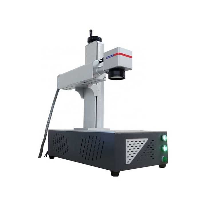 เครื่องฉลากโลหะด้วยเลเซอร์ไฟเบอร์ 3 มิติ 20W 30W 50W Raycus Fiber Laser Marker