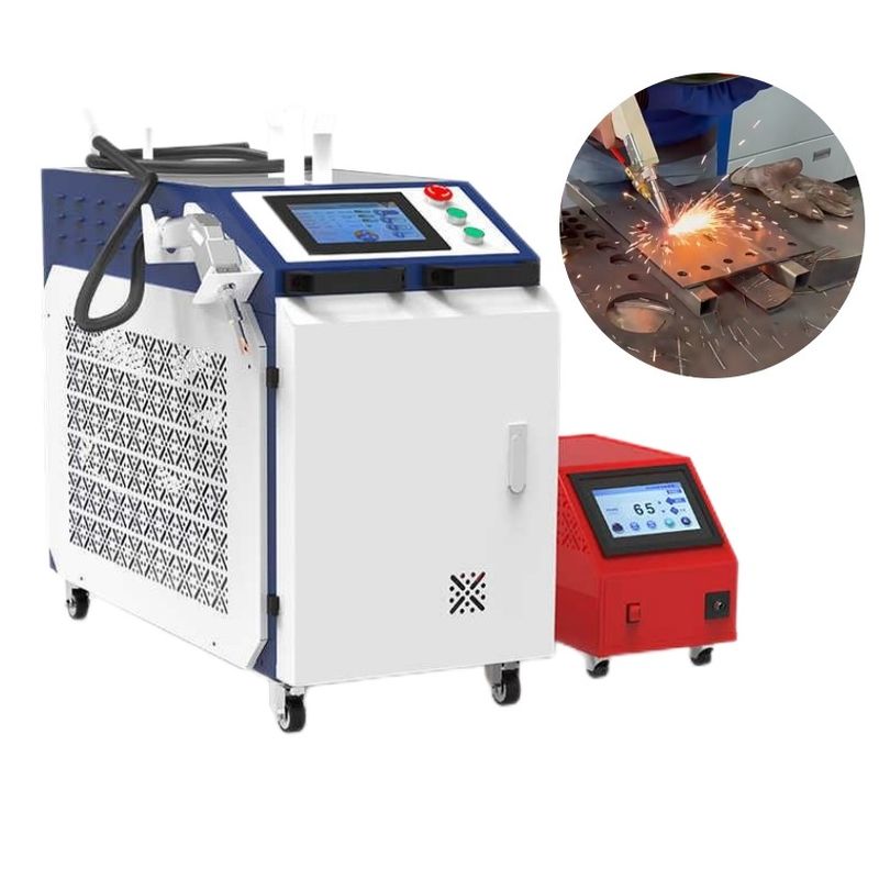 เครื่องเชื่อมเลเซอร์ไฟเบอร์มืออาชีพ ความละเอียดสูง 1kw 1.5kw 2kw 3kw