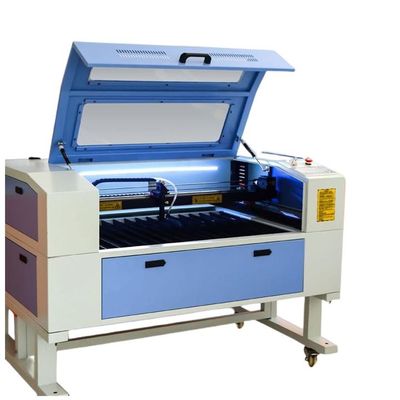 9060 มินิ CO2 เครื่องแกะเลเซอร์ CNC 0-400mm/s การเย็นอากาศ