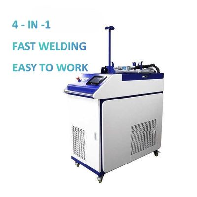 เครื่องเชื่อมและทําความสะอาดตัดแม่นยํา 2000W เครื่องเชื่อมเลเซอร์ด้วยระบบเย็นน้ํา