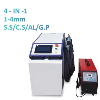 4 ใน 1 เครื่องเชื่อมเลเซอร์คลื่นต่อเนื่องสําหรับเหล็ก โลหะออลูมิเนียม